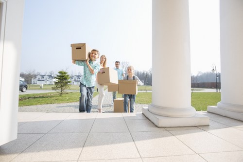 Professional packing services in Tulsehill preparing boxes for a home move