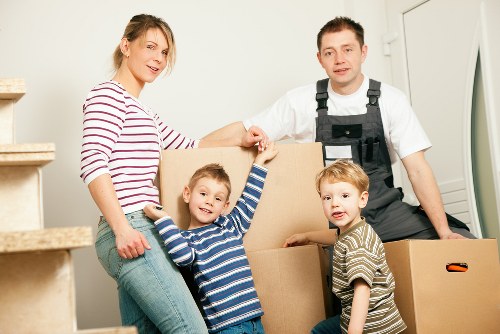 Removal team loading items for a compact Tulsehill move