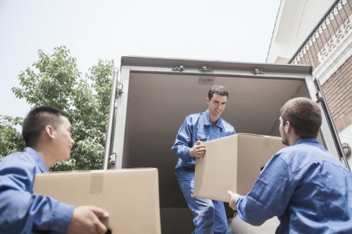 Household storage solutions in Tulsehill with organised boxes and furniture