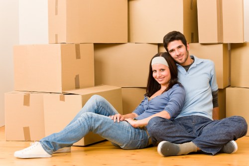 Organised packing materials for a smooth local removal service
