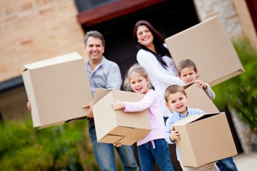 Secure storage environment with neatly arranged belongings