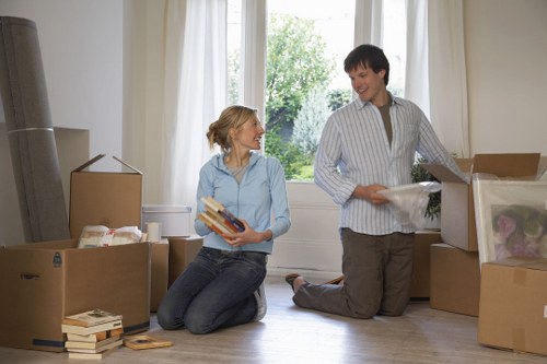Office relocation setup during removals in Tulsehill